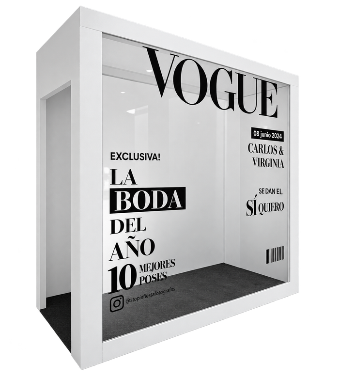 Magazine Photo Booth · portada de revista